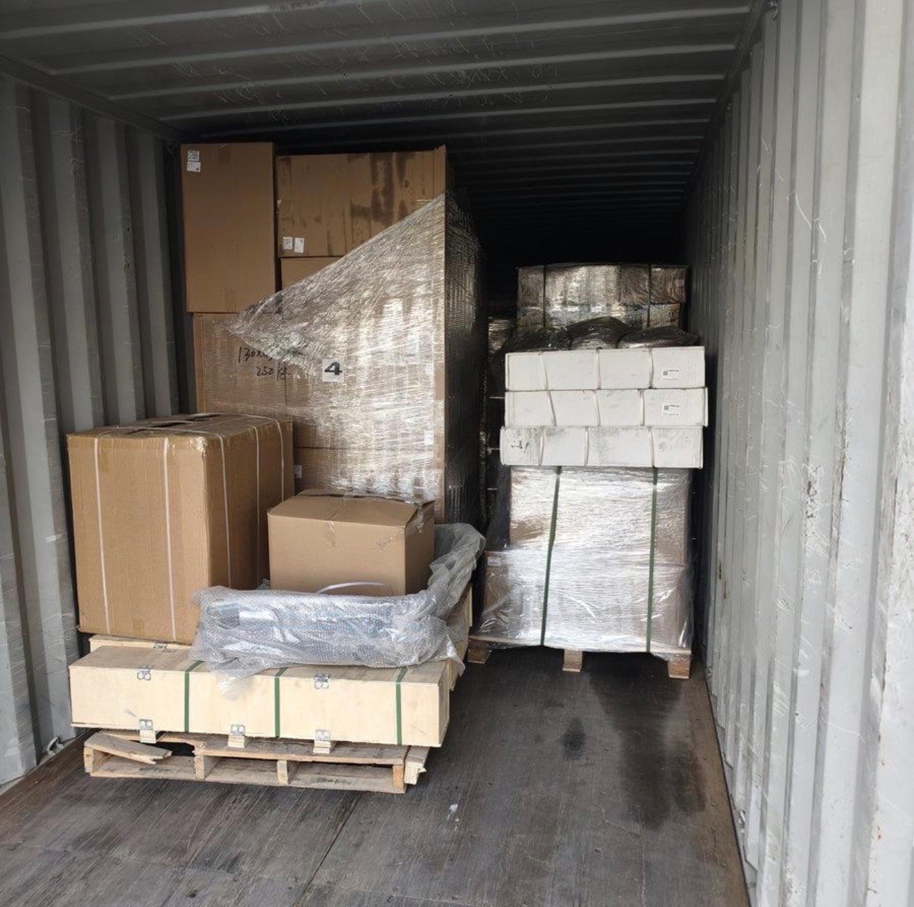 20ft Export Container Load wholesale liquidation inventory